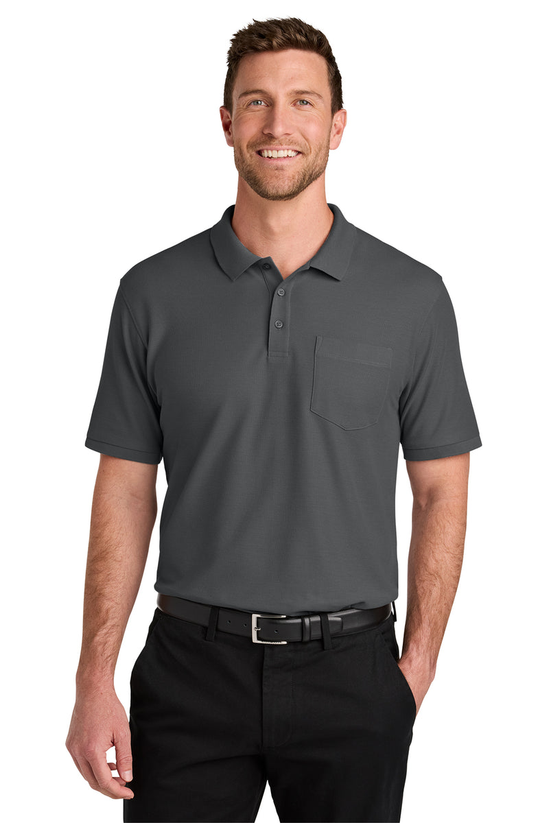 Load image into Gallery viewer, Port Authority® Wearever Signature Pique Pocket Polo
