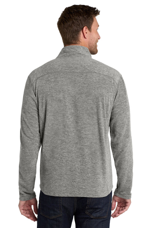 Port Authority® Heather Microfleece Full-Zip Jacket