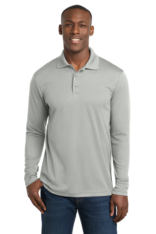 Sport-Tek ® PosiCharge ® RacerMesh ® Long Sleeve Polo
