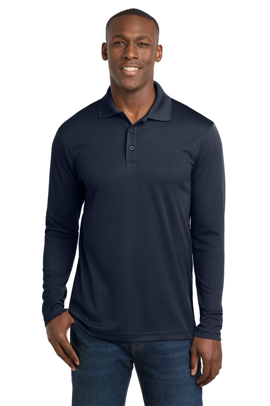 Sport-Tek ® PosiCharge ® RacerMesh ® Long Sleeve Polo
