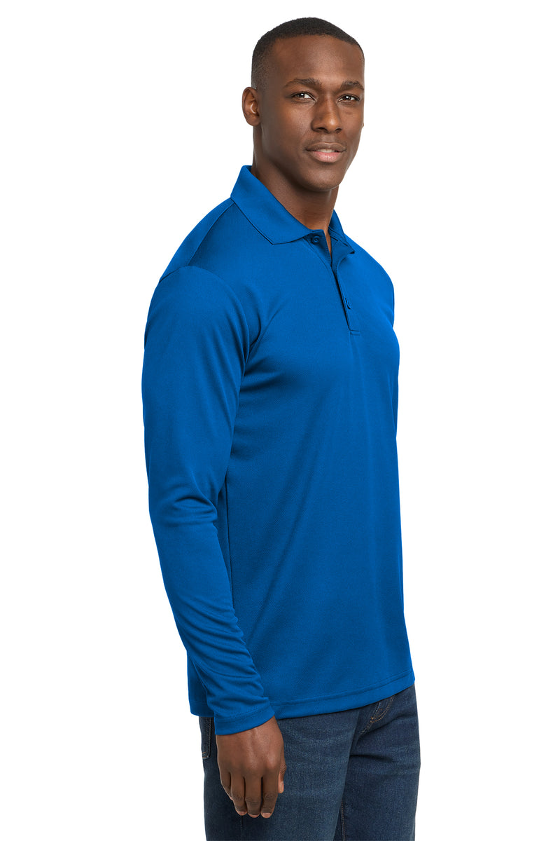 Load image into Gallery viewer, Sport-Tek ® PosiCharge ® RacerMesh ® Long Sleeve Polo
