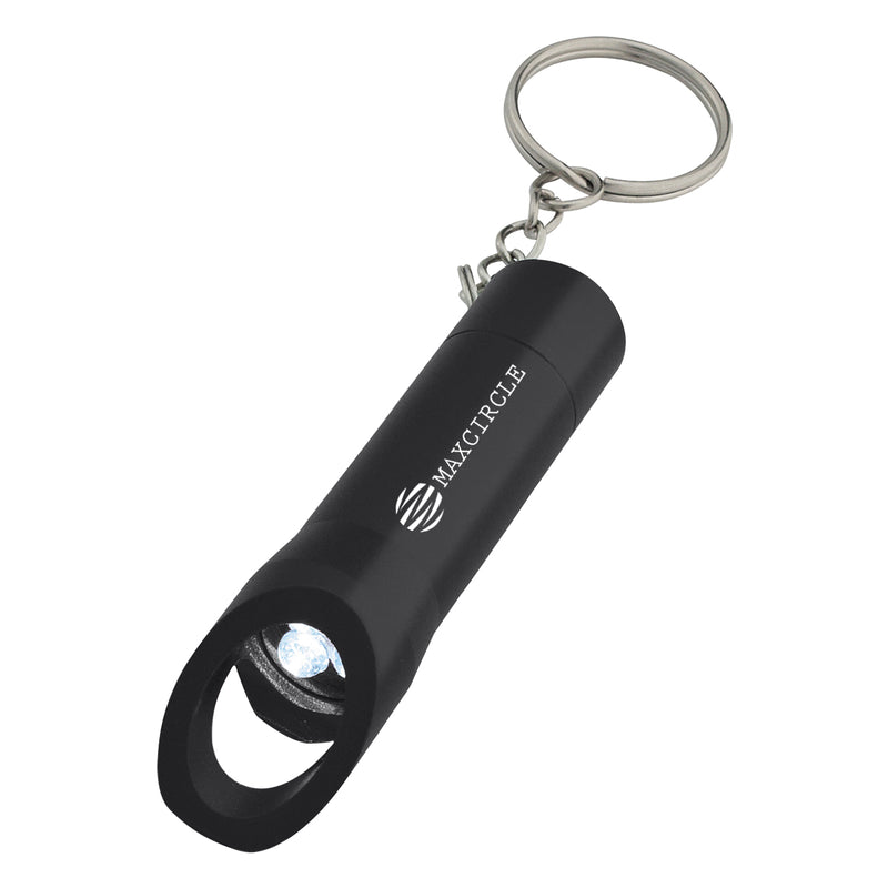 Load image into Gallery viewer, Aluminum LED Flashlight With Bottle Opener
