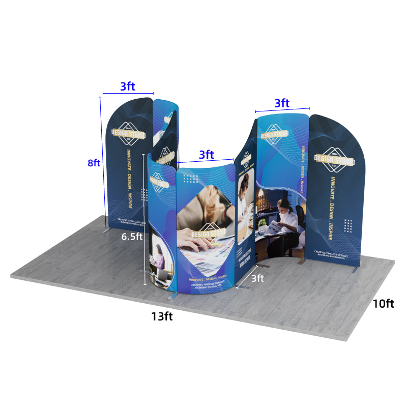 Load image into Gallery viewer, 13x10ft Magnetic Modular Fabric Displays-A

