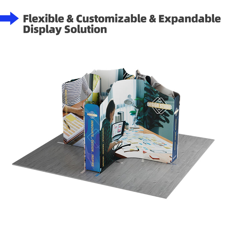 Load image into Gallery viewer, 13x13ft Magnetic Modular Fabric Displays-B
