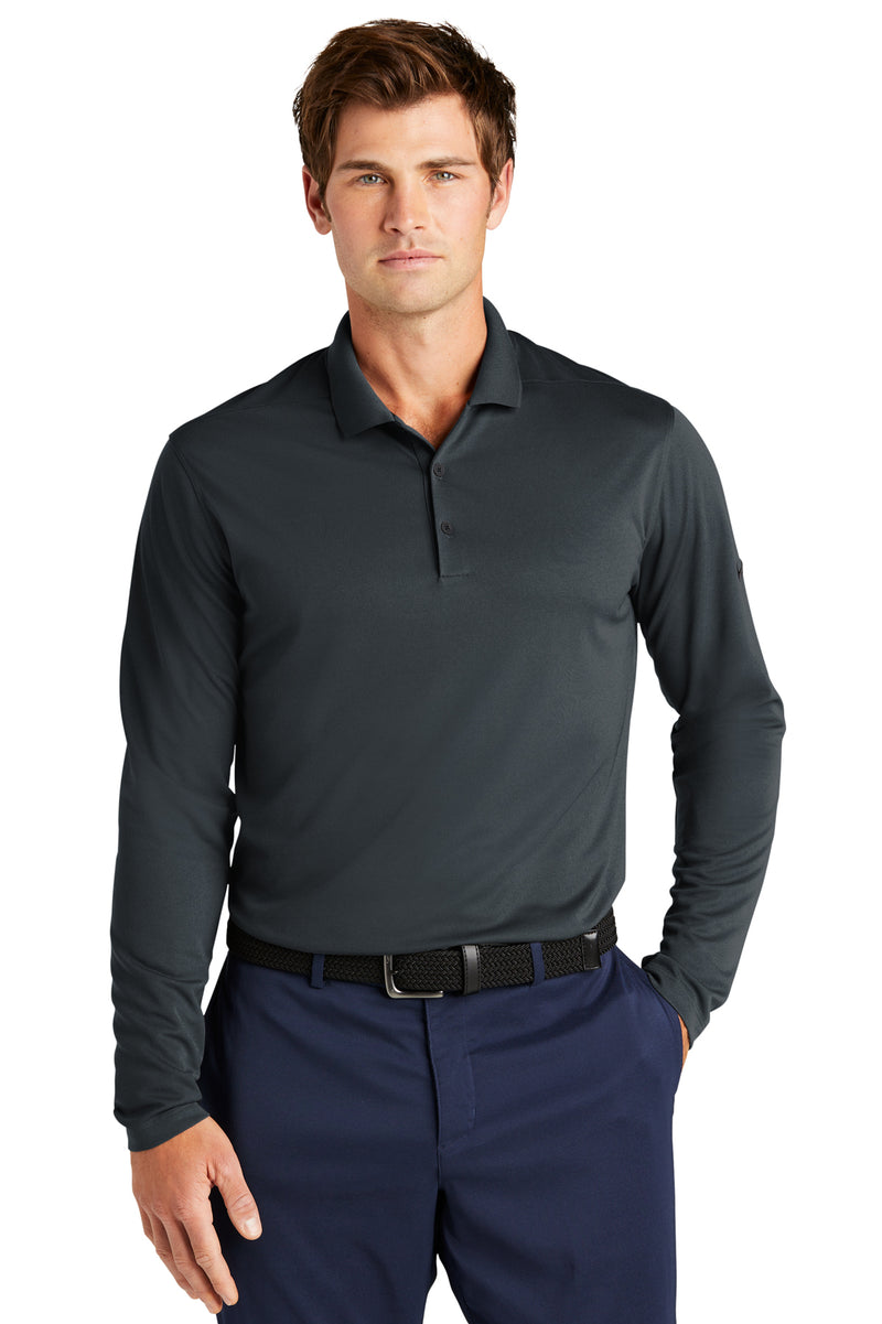 Load image into Gallery viewer, Nike Dri-FIT Micro Pique 2.0 Long Sleeve Polo
