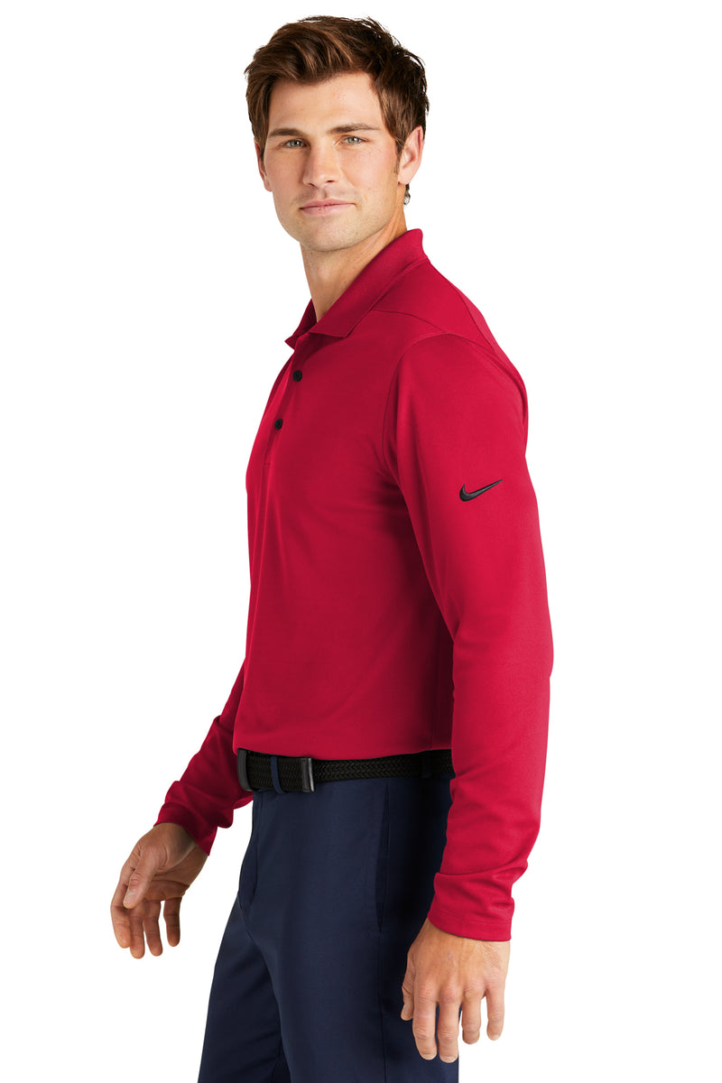 Load image into Gallery viewer, Nike Dri-FIT Micro Pique 2.0 Long Sleeve Polo
