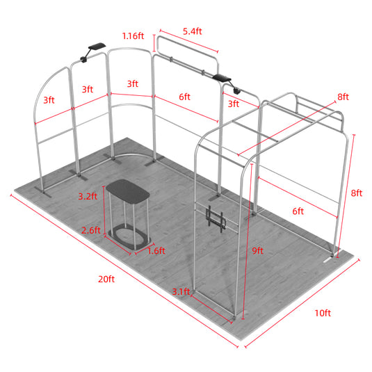 10x20ft Showroom Display Kit - B5