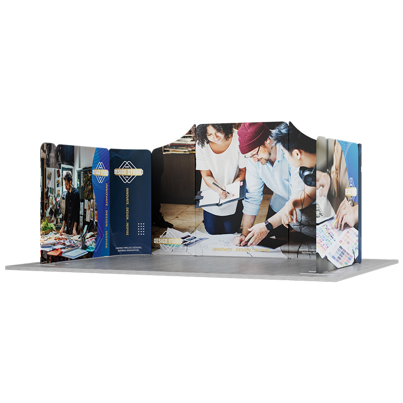 Load image into Gallery viewer, 16.4x10ft Magnetic Modular Fabric Displays-B
