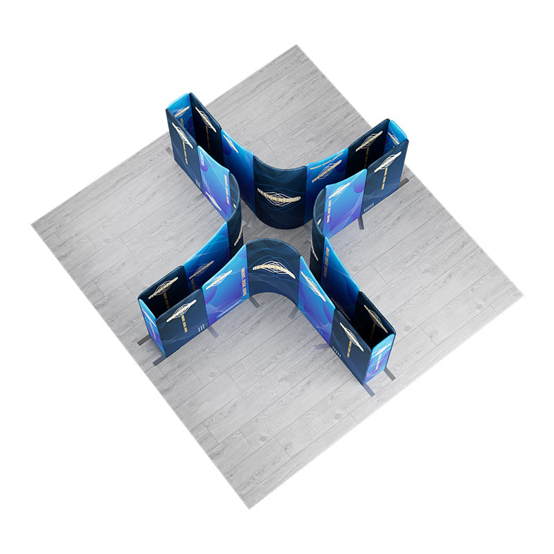 Load image into Gallery viewer, 16.4x16.4ft Magnetic Modular Fabric Displays-A
