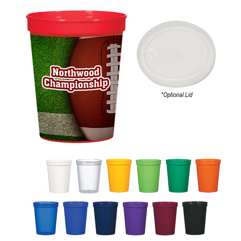 Load image into Gallery viewer, 16 Oz. Full Color Big Game Stadium Cup
