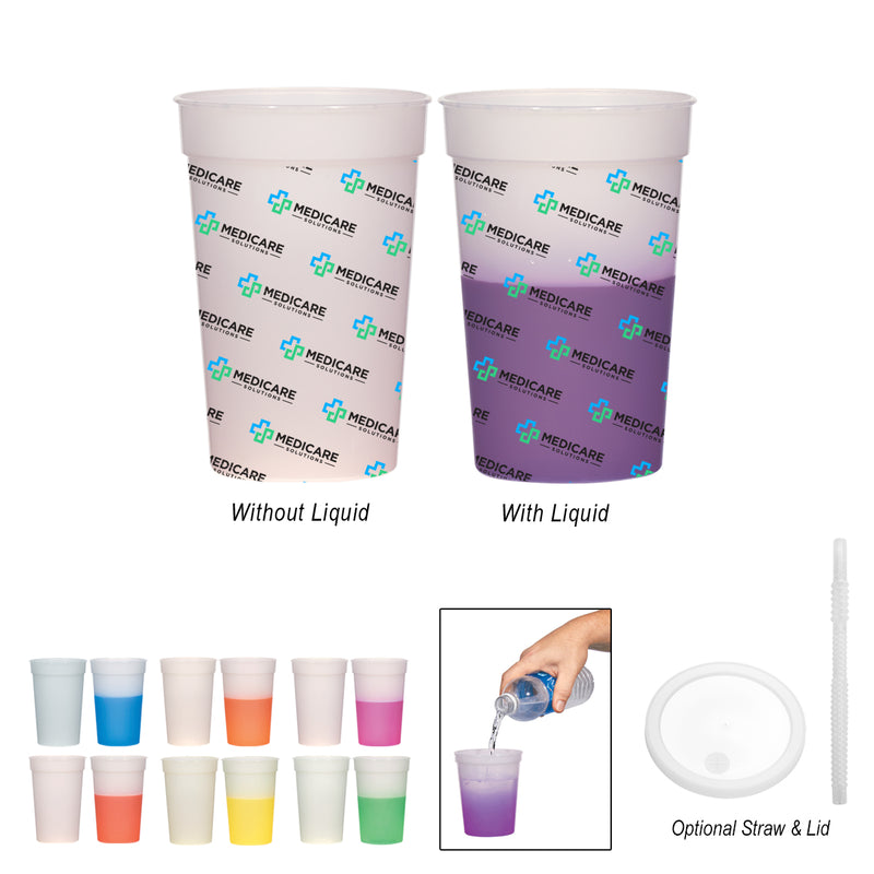 Load image into Gallery viewer, 16 Oz. Full Color Mood Stadium Cup
