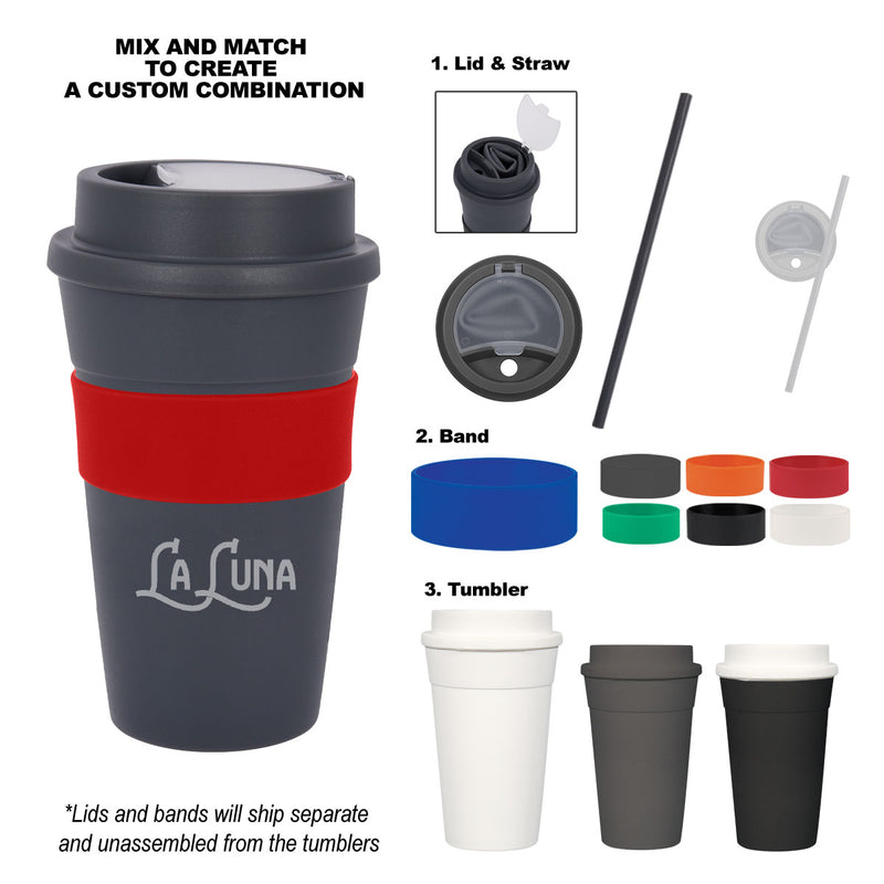 Load image into Gallery viewer, 16 Oz. Travel Tumbler With Straw
