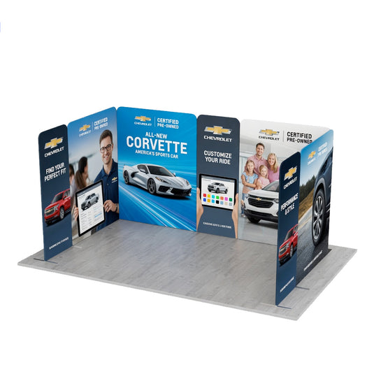 16.4' x 10' Magnetic Modular Fabric Display