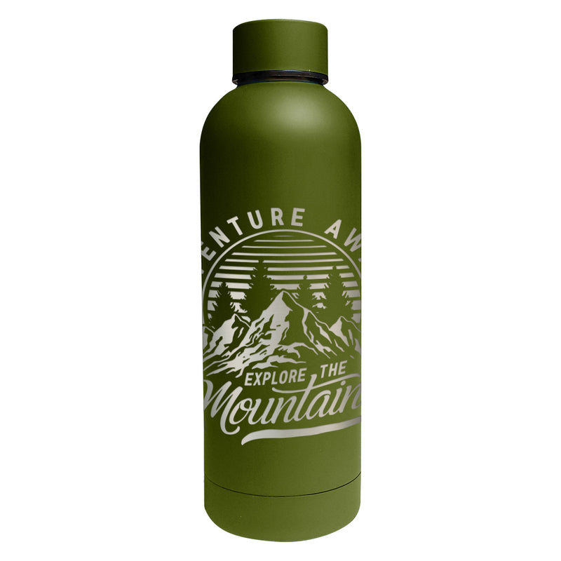 Load image into Gallery viewer, 17 Oz. Full Laser Blair Stainless Steel Bottle
