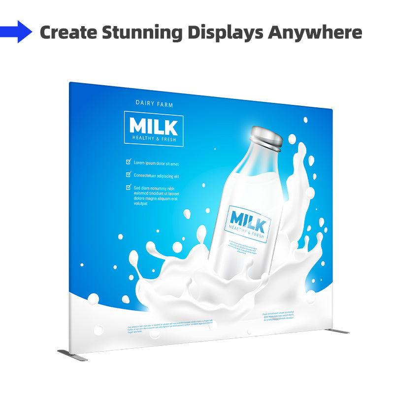 Load image into Gallery viewer, Straight Tension Fabric Display (Square Corners) Double Sided Print
