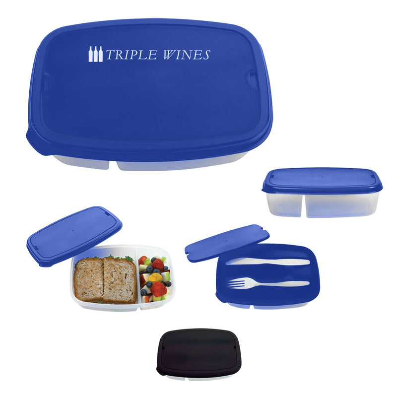 Load image into Gallery viewer, 2-Section Lunch Container
