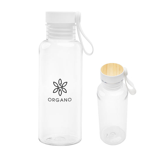 20 Oz. Cade rPET Bottle With Bamboo Accent