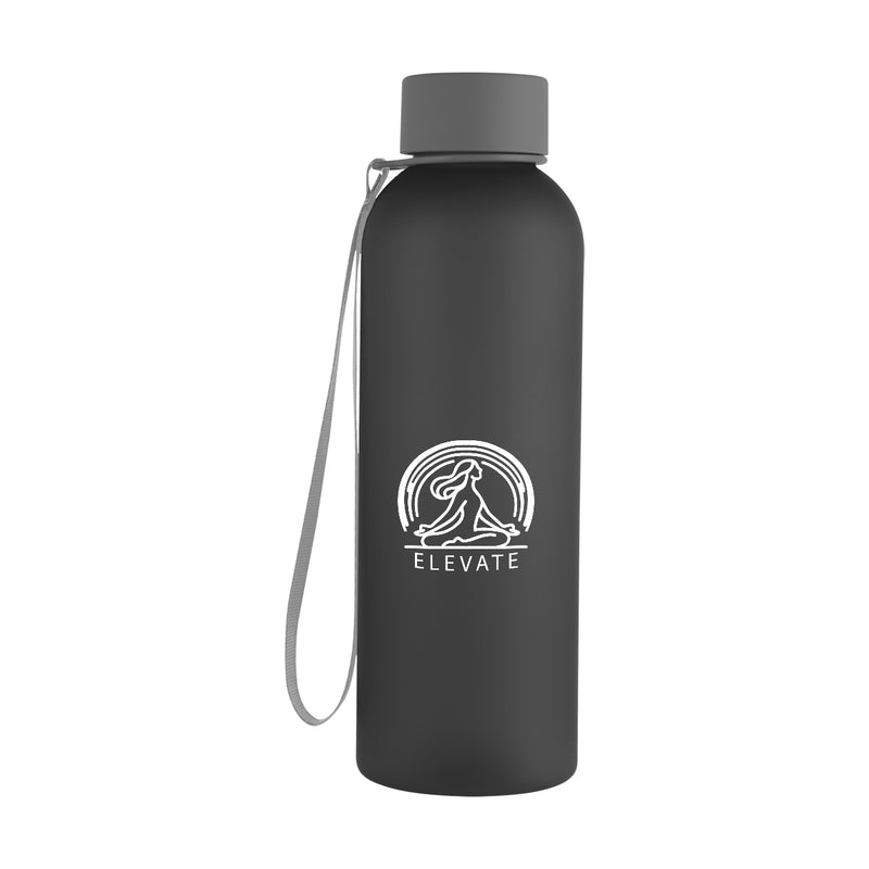 Load image into Gallery viewer, 20 Oz. Morgan rPET Rubberized Bottle With Carry Strap
