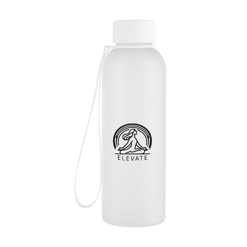 Load image into Gallery viewer, 20 Oz. Morgan rPET Rubberized Bottle With Carry Strap
