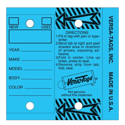 Load image into Gallery viewer, Genuine Versa-Tags® Key Tag with Rings (250)
