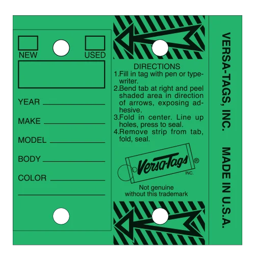 Load image into Gallery viewer, Genuine Versa-Tags® Key Tag with Rings (250)
