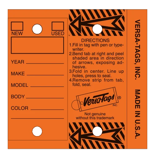 Load image into Gallery viewer, Genuine Versa-Tags® Key Tag with Rings (250)
