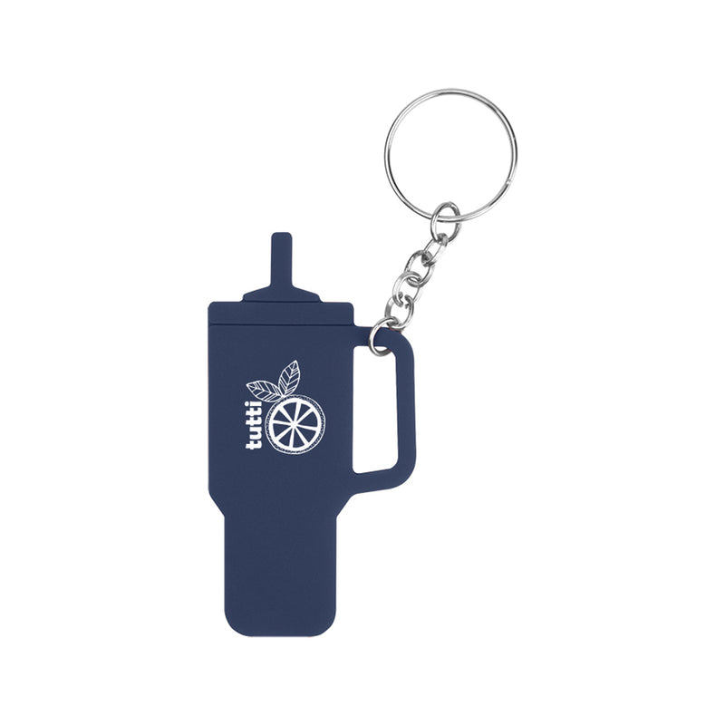 Load image into Gallery viewer, Intrepid Tumbler Shaped Silicone Key Ring
