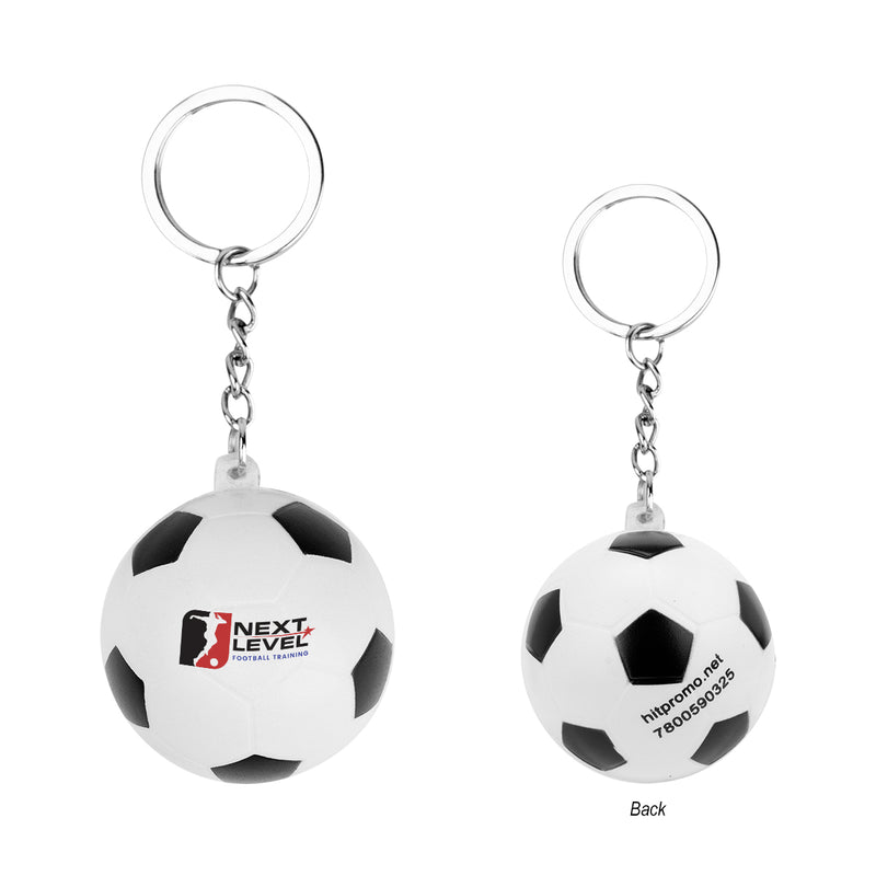 Load image into Gallery viewer, Soccer Ball Stress Reliever Keychain
