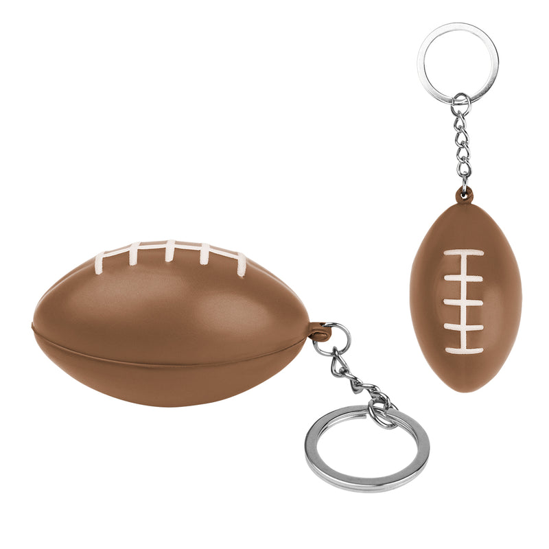 Load image into Gallery viewer, Football Stress Reliever Keychain
