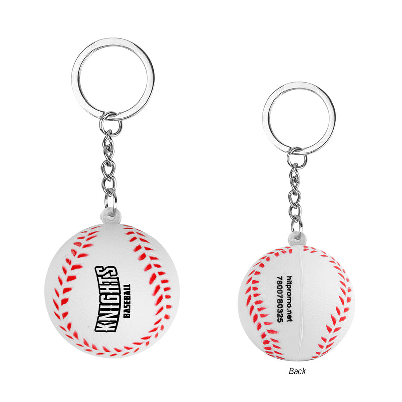 Load image into Gallery viewer, Baseball Stress Reliever Keychain

