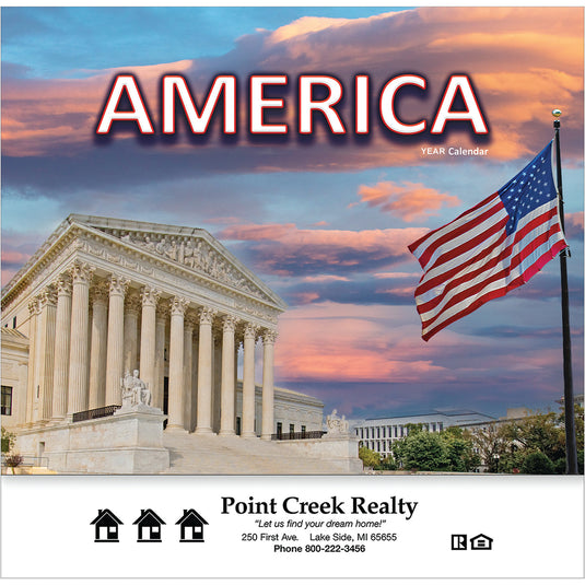 2026 America! Wall Calendar - Spiral