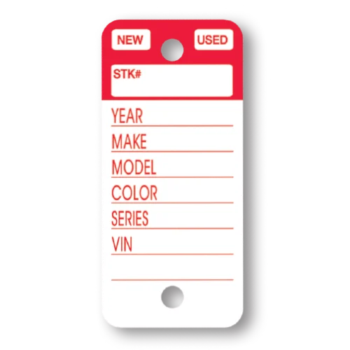 Load image into Gallery viewer, Versa-Tag® TOP STRIPE Key Tags (250)
