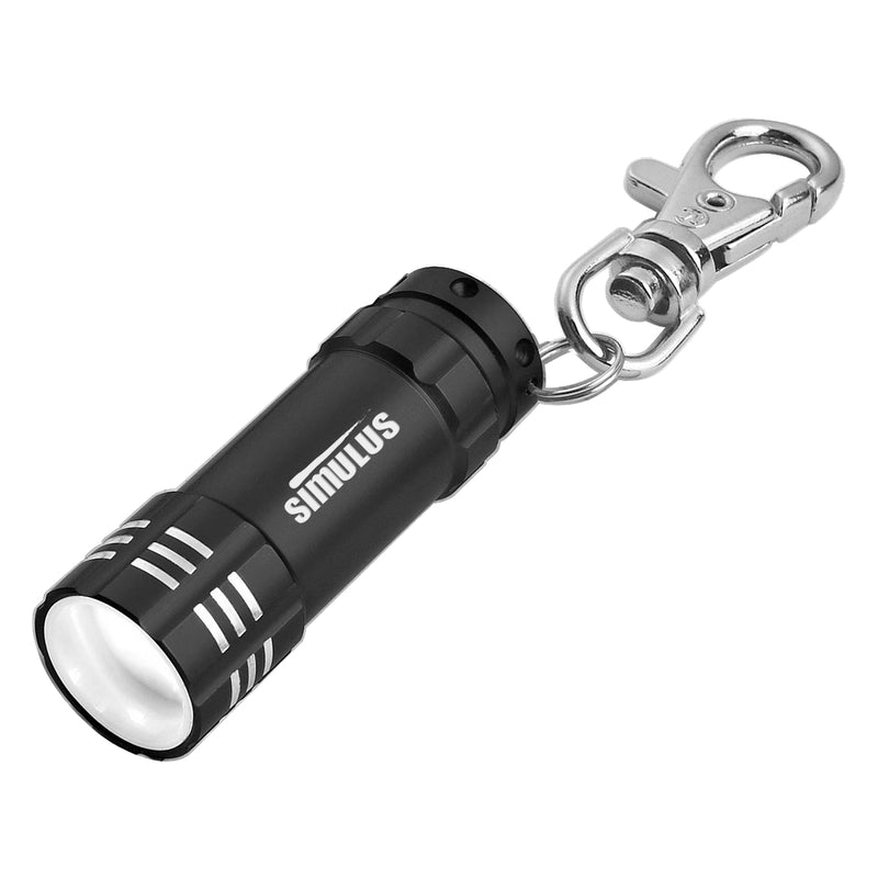 Load image into Gallery viewer, Mini Aluminum LED Flashlight With Key Clip
