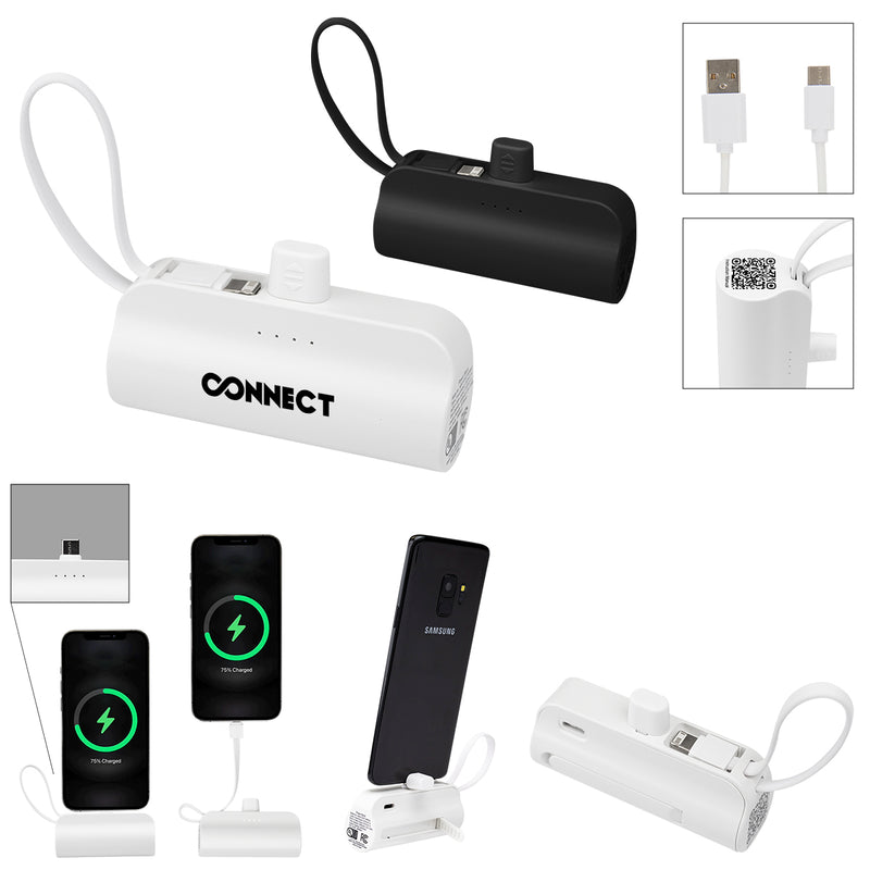 Load image into Gallery viewer, UL Listed 5,000 mAh Portable Power Bank
