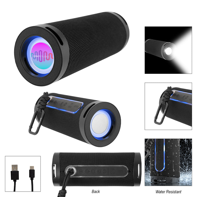 Load image into Gallery viewer, Wireless Barrel Speaker Flashlight

