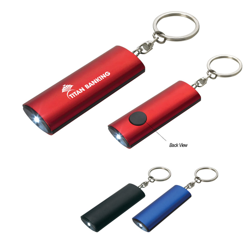 Load image into Gallery viewer, Aluminum Key Chain Flashlight
