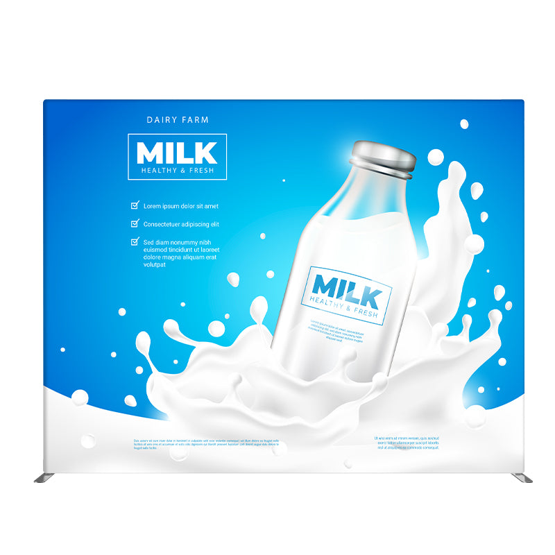 Load image into Gallery viewer, Straight Tension Fabric Display (Square Corners) Double Sided Print
