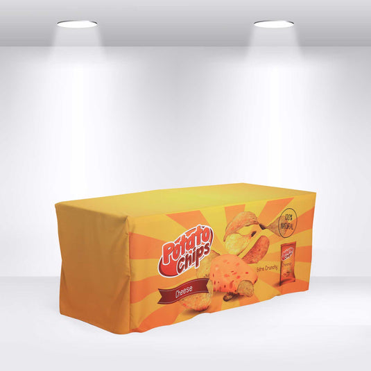 Fitted Table Covers with Open Back