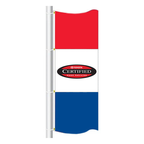 Load image into Gallery viewer, 3.5ft x 7.5ft  Drape Flag Free Flying- Horizontal Dealer Brands
