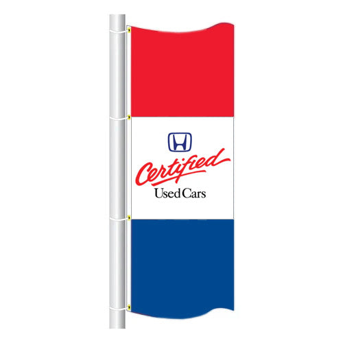 3.5ft x 7.5ft  Drape Flag Free Flying- Horizontal Dealer Brands