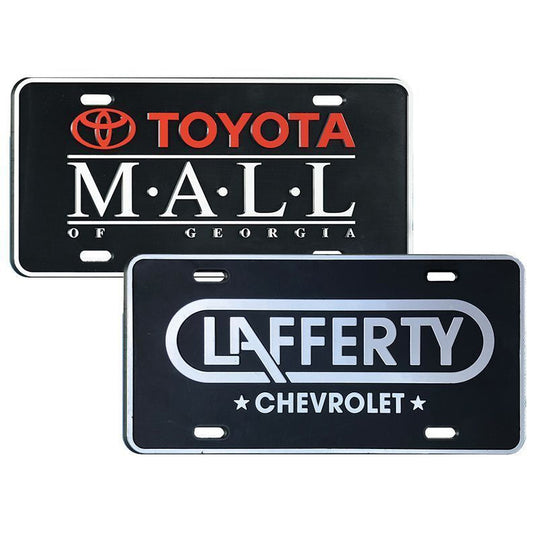 3-D Raised Plastic Custom License Plates