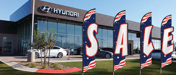 Load image into Gallery viewer, 3-D Swooper Flag Sale Kit of 4
