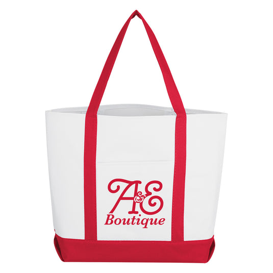 Pocket Shopper Tote Bag