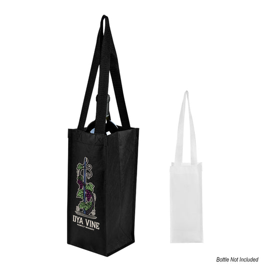 Venice rPET Non-Woven Wine Tote Bag