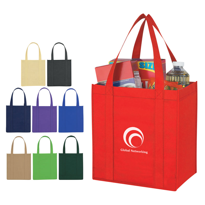 Load image into Gallery viewer, Non-Woven Avenue Shopper Tote Bag
