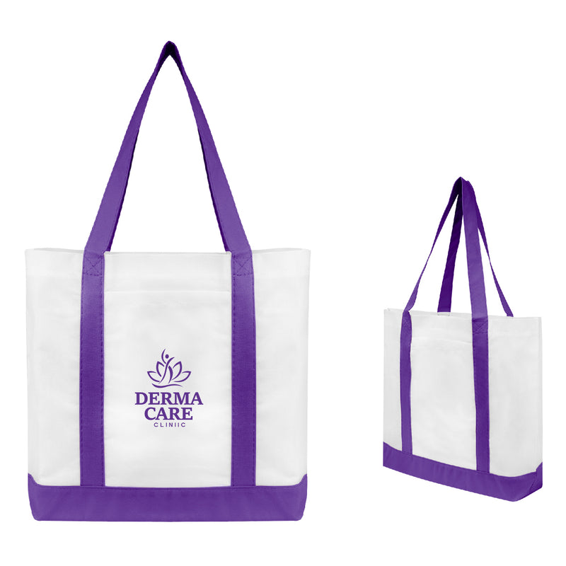 Load image into Gallery viewer, Non-Woven Tote Bag With Trim Colors
