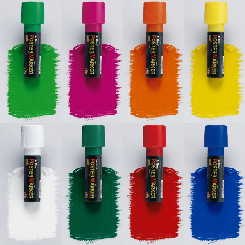 Load image into Gallery viewer, 30mm Wide Tip Paint Markers
