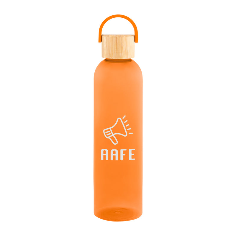 Load image into Gallery viewer, 32 Oz. Jeffrey rPET Bottle With Bamboo Lid And Easy Carry Handle
