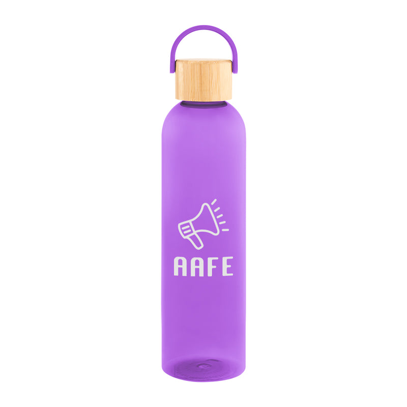 Load image into Gallery viewer, 32 Oz. Jeffrey rPET Bottle With Bamboo Lid And Easy Carry Handle
