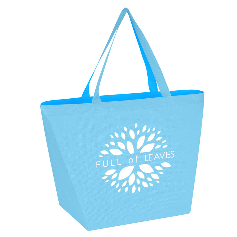 Load image into Gallery viewer, Non-Woven Budget Shopper Tote Bag
